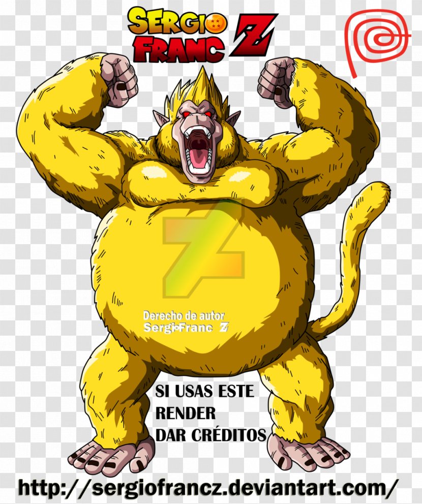 DeviantArt Dragon Ball Artist Saiyan - Mammal - Golden Ape Crossfit Transparent PNG