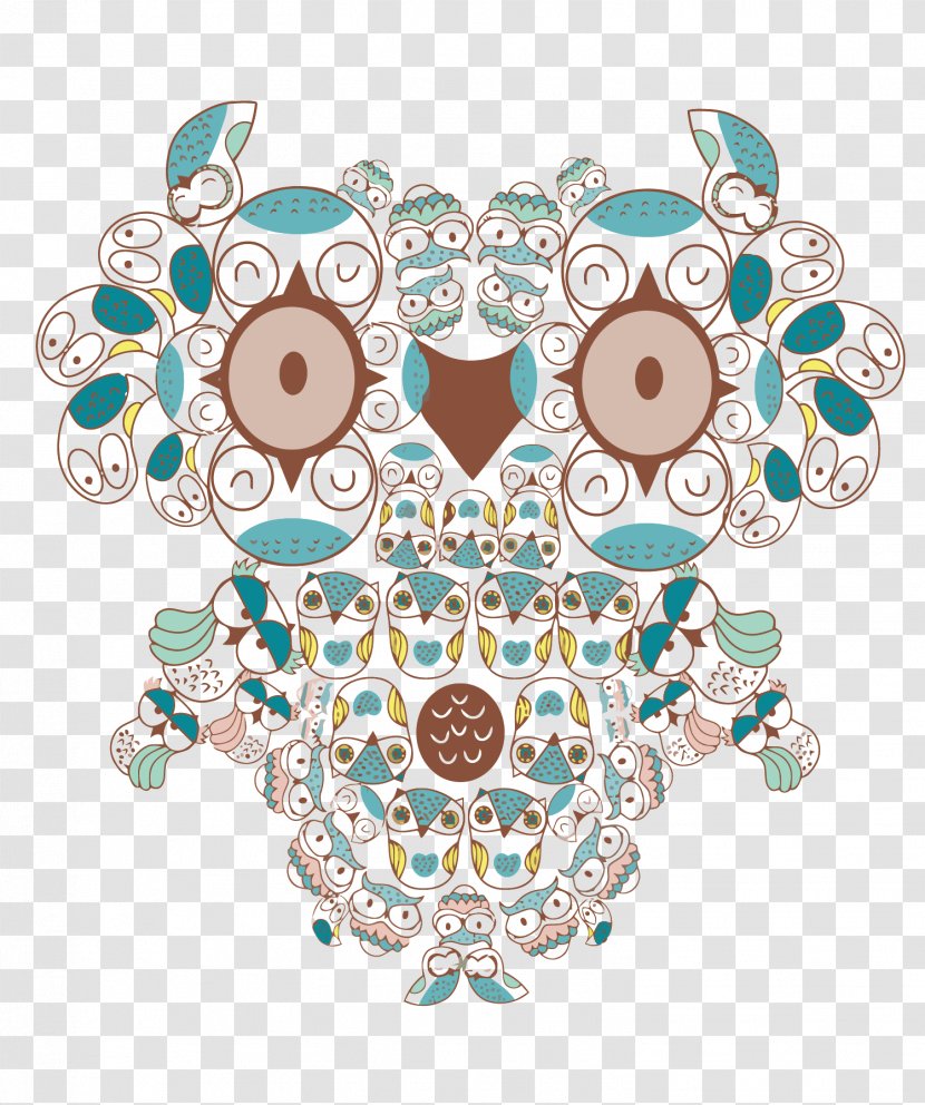 Owl Icon - Skin - Vector Cartoon Transparent PNG