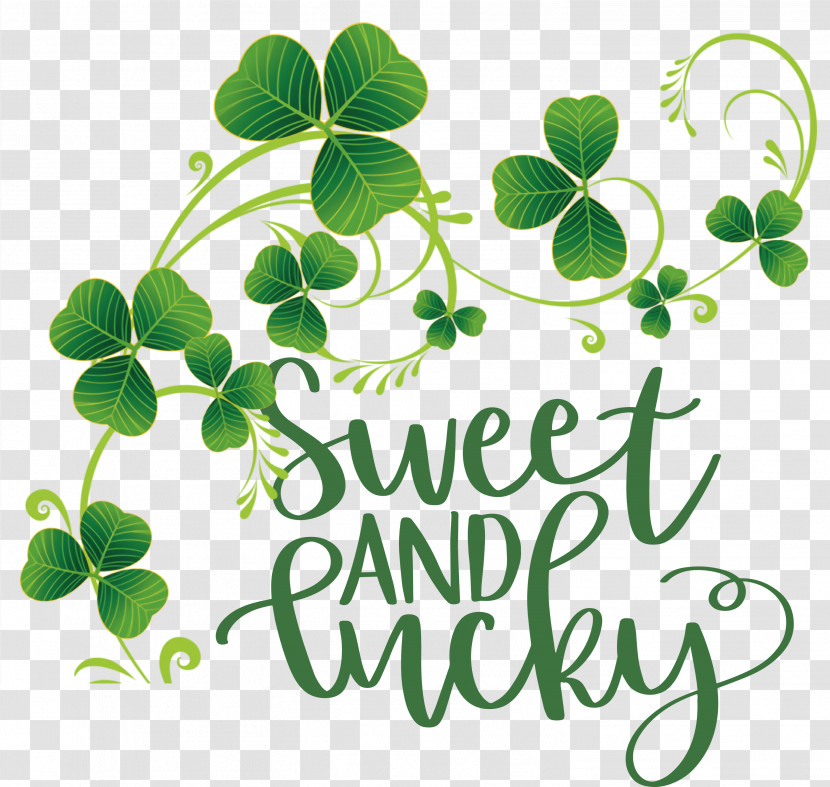 Sweet And Lucky St Patricks Day Transparent PNG