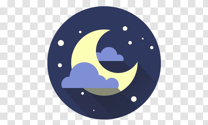 Logo Font - Blue - Moon Night Transparent PNG