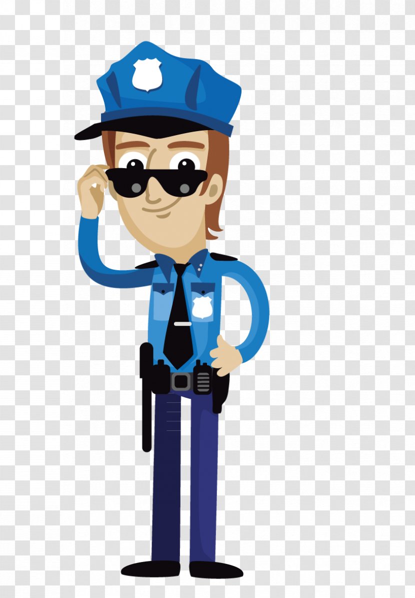 Cartoon Police Officer Clip Art - Profession - Uncle Transparent PNG