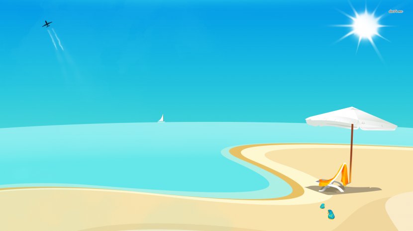 Beach Desktop Wallpaper - Heart - Beaches Transparent PNG