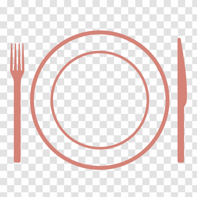 Noun Circle Tableware Cutlery Eating - Circular Transparent PNG