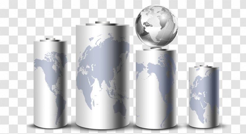 Earth Icon - Aluminum Can - Battery Pull Creative Map Pattern Free Transparent PNG