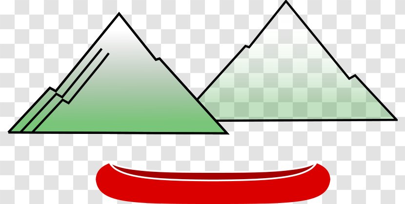 Clip Art - Triangle - Canoeing And Kayaking Transparent PNG