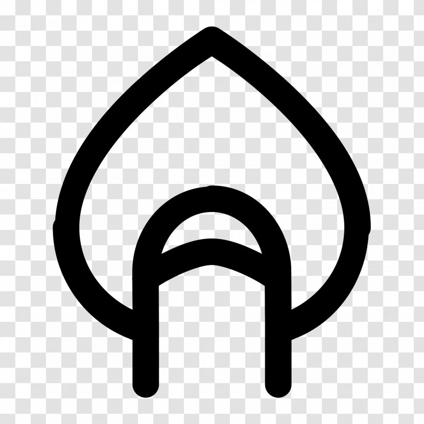 Circle Logo Font - Black And White - Scissors Tape Measure Transparent PNG