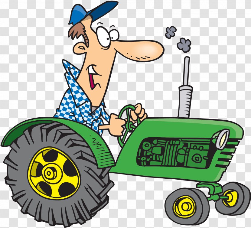John Deere Tractor Agriculture Farmer - Vehicle Transparent PNG