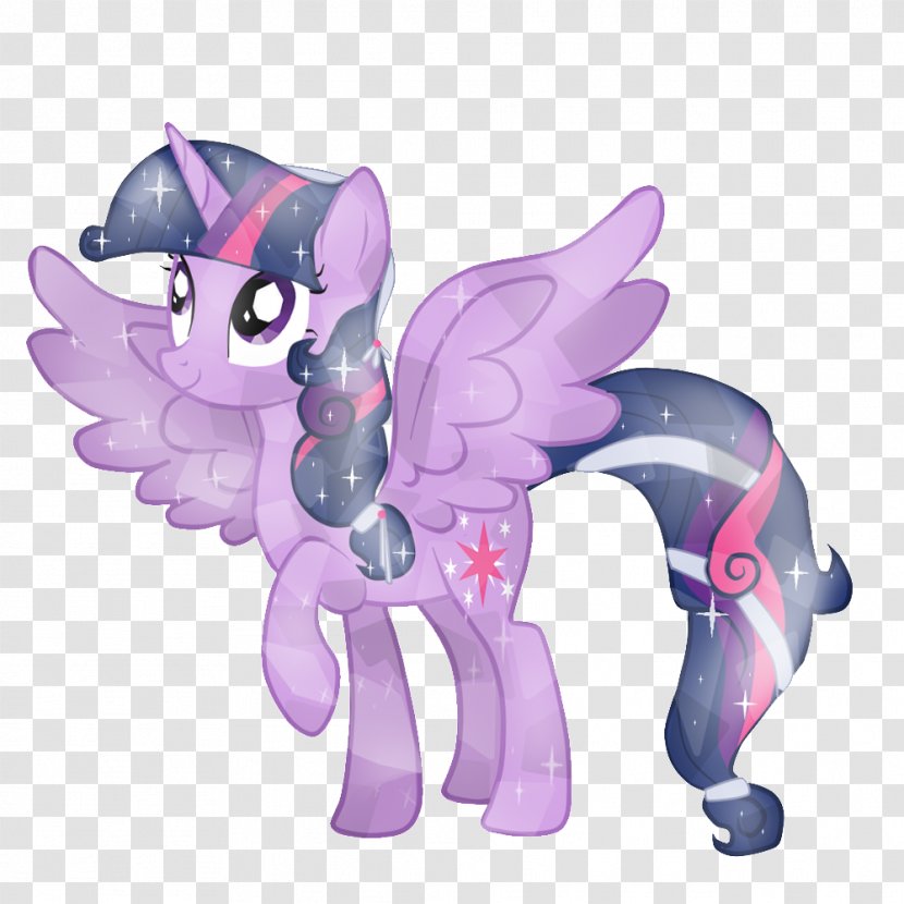 Pony Twilight Sparkle Princess Luna Winged Unicorn Equestria - Violet Transparent PNG