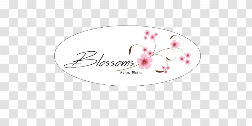 Logo Pink M Petal Font Cherry Blossom - Label Transparent PNG