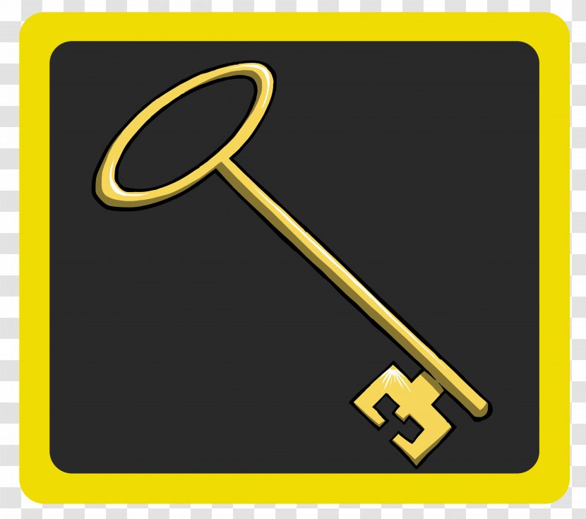 Brand Technology Symbol - Yellow - Keys Transparent PNG