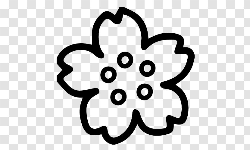 Drawing Flower Silhouette Clip Art - White Transparent PNG