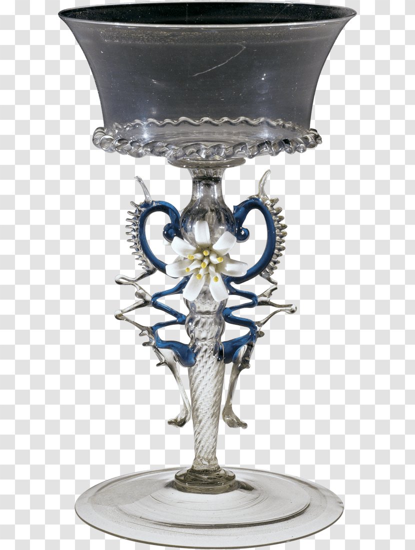 Vase Cobalt Blue Glass Tableware Chalice Transparent PNG