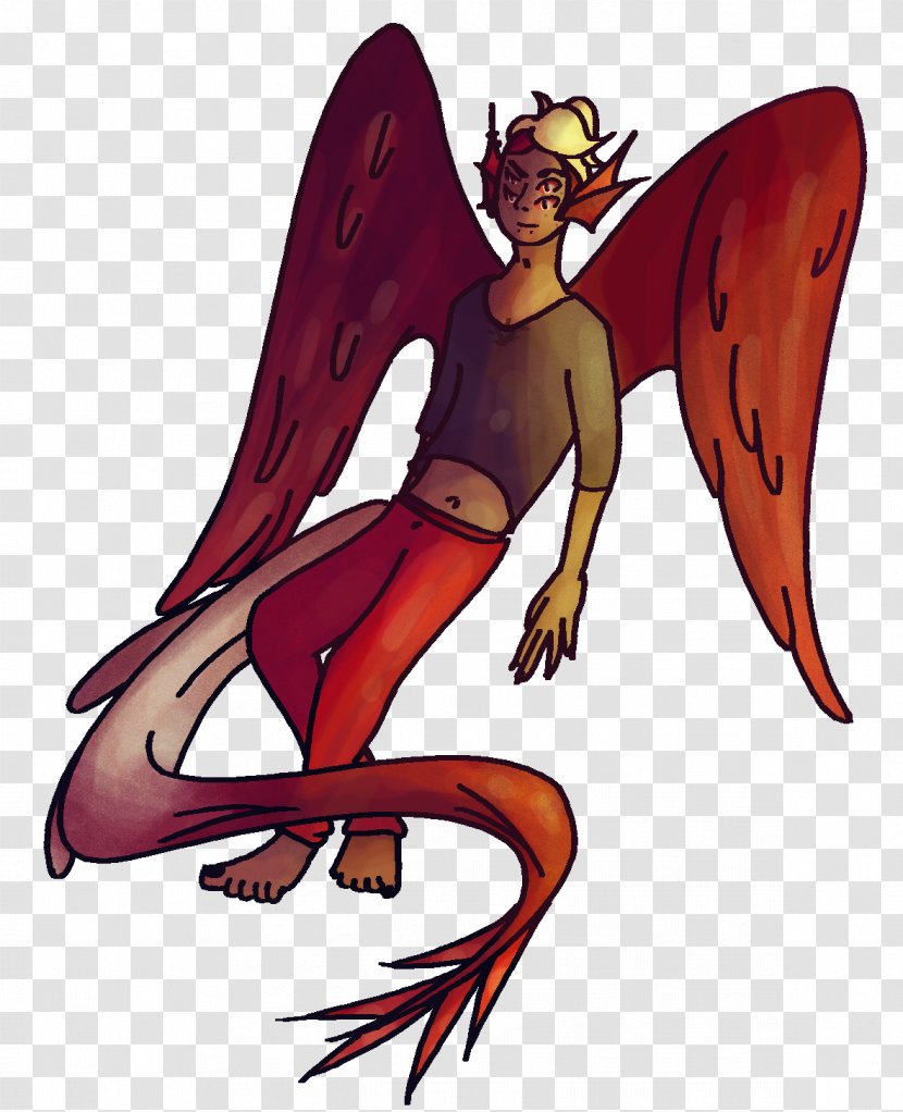 Fairy Demon Dragon Clip Art - Cartoon Transparent PNG