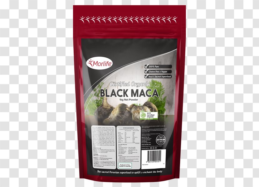 Organic Food Maca Certification Superfood - Peruvian Transparent PNG