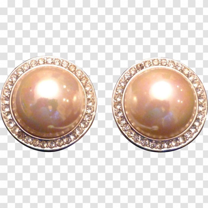 Earring Jewellery Pearl Imitation Gemstones & Rhinestones Button - Fashion Accessory Transparent PNG