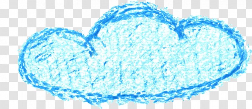 Drawing Crayon Cloud Computing Watercolor Painting - Heart - CRAYONS Transparent PNG