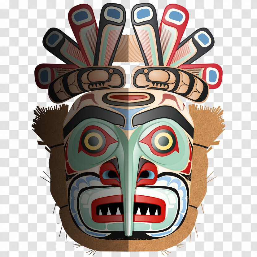 Indigenous Peoples Of The Pacific Northwest Coast Traditional African Masks Native Americans In United States - Indianer Transparent PNG