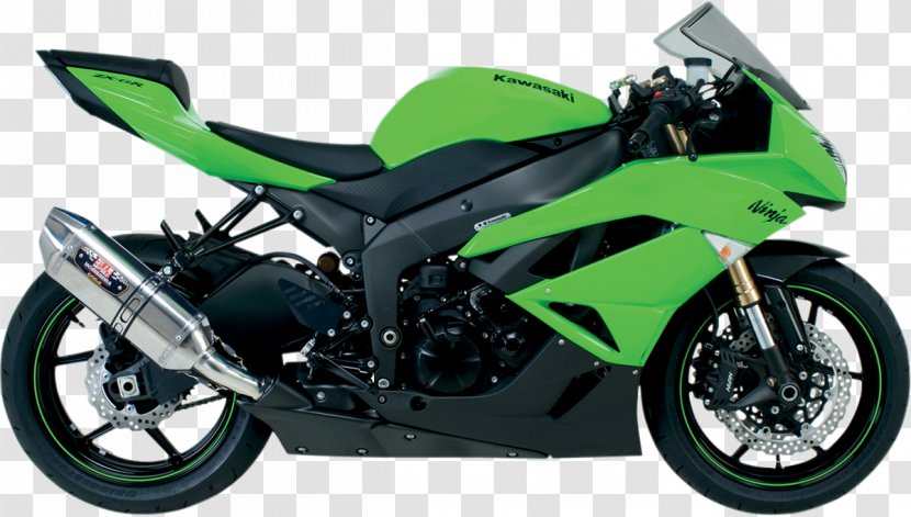 Kawasaki Ninja ZX-14 Exhaust System ZX-6R Motorcycles - Motorcycle Transparent PNG