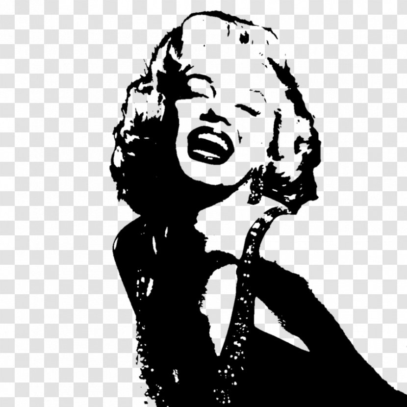Death Of Marilyn Monroe Stencil - August 5 Transparent PNG