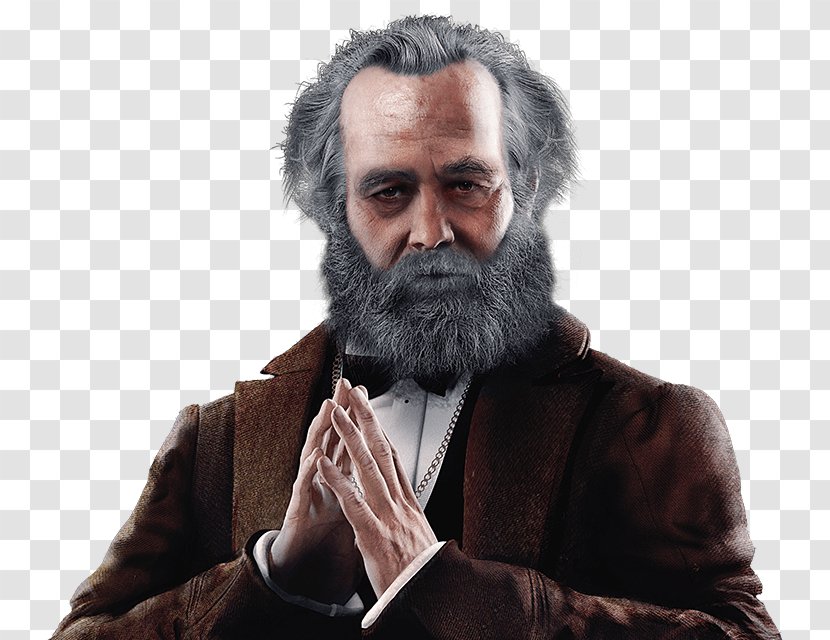 Karl Marx Assassin's Creed Syndicate Sociology Materialism Marxism - Philosopher - Hair Transparent PNG