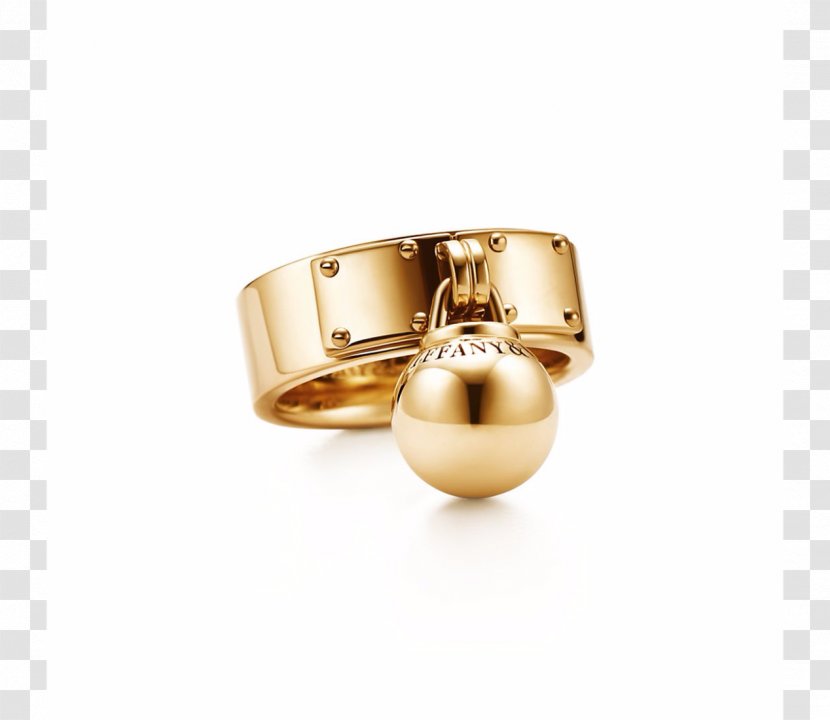 Earring Tiffany & Co. Colored Gold - Metal - Ring Transparent PNG