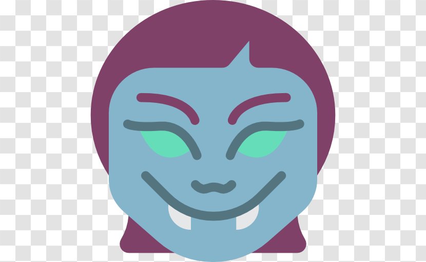 Evil - Forehead - Purple Transparent PNG