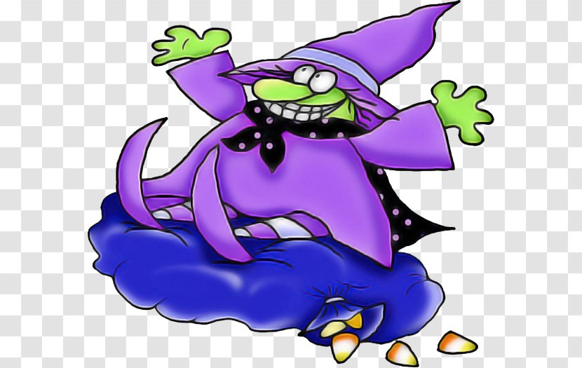 Cartoon Purple Clip Art Violet Fictional Character Transparent PNG
