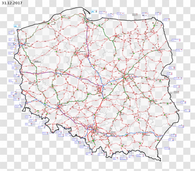 National Road In Poland Trunk Wikivoyage Transparent PNG