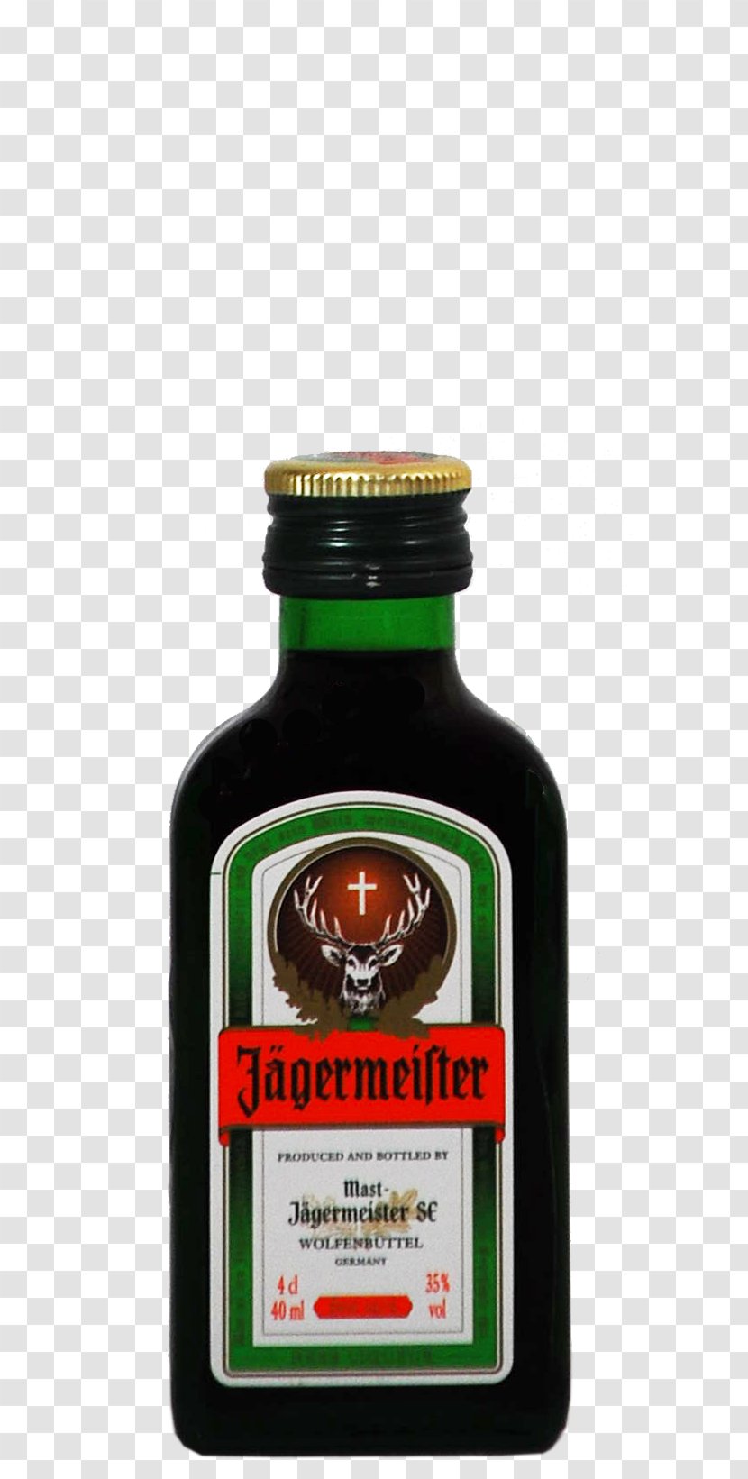 Liqueur Jägermeister Liquor Bottle Miniature - Herb - Wallis Lake Australia Transparent PNG