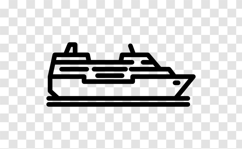 Ferry Cruise Ship - Line Transparent PNG