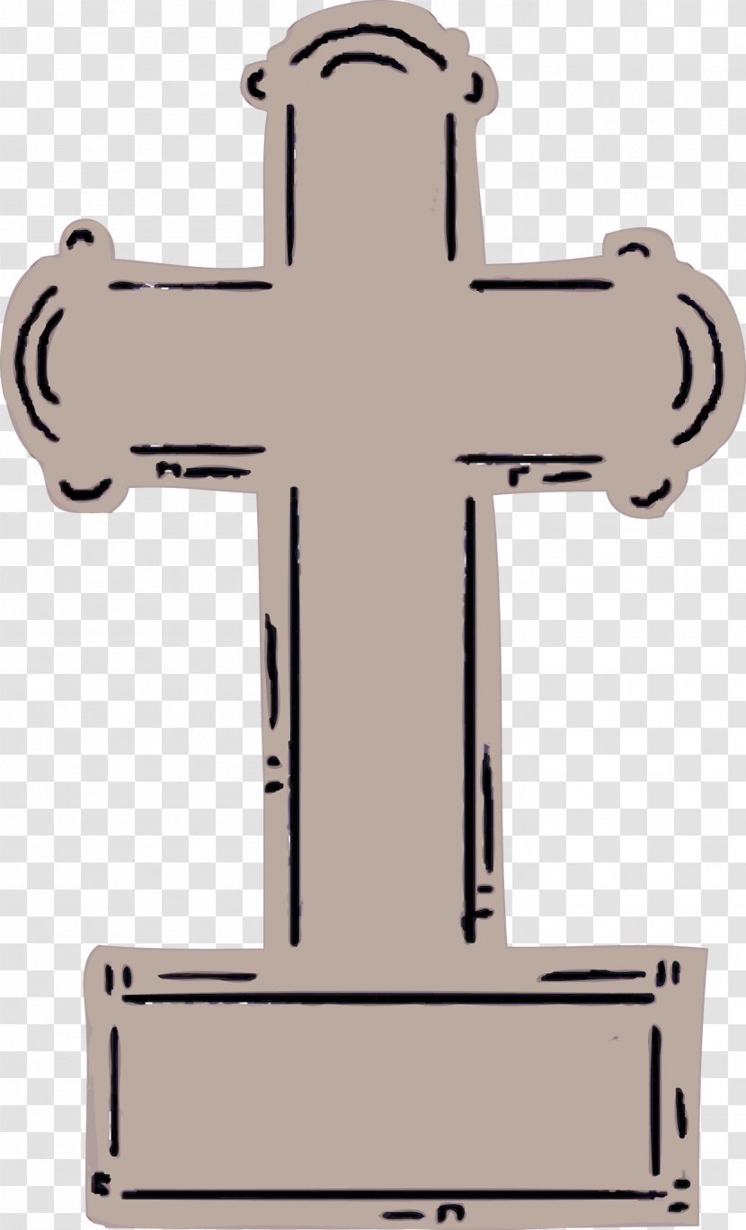 Halloween - Religious Item - Metal Crucifix Transparent PNG