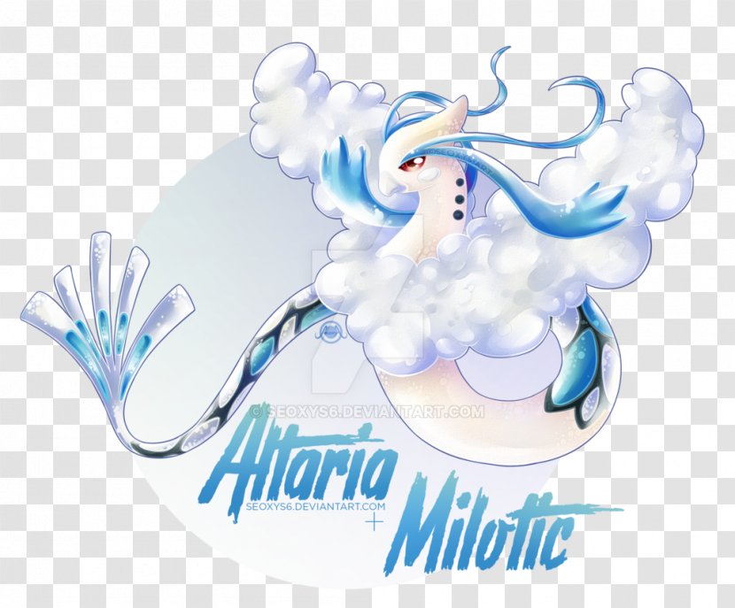 Altaria Art Milotic Pokémon - Blue - Pokemon Transparent PNG
