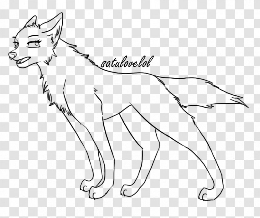 Gray Wolf Line Art Drawing - Heart - Puppy In Kind Transparent PNG
