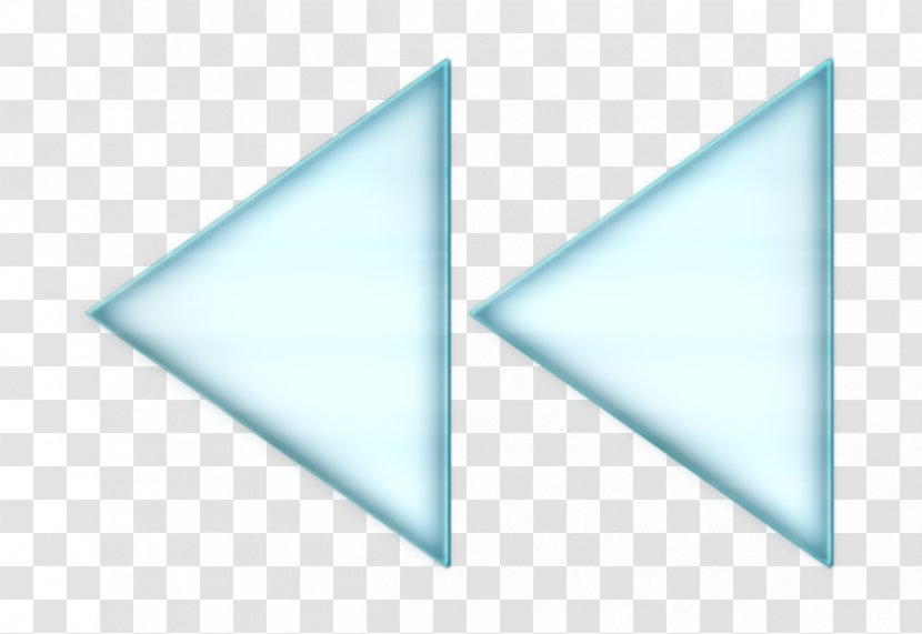 Fast Icon Rewind - Triangle - Rectangle Ceiling Transparent PNG