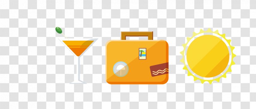 Suitcase Travel - Cocktail Transparent PNG