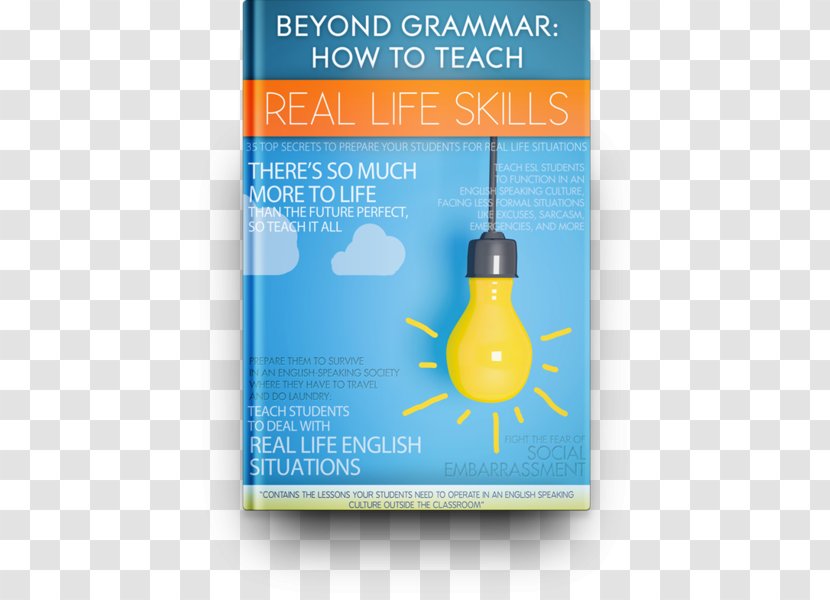 Study Skills Life Teacher Education - Grammar - Real Books Transparent PNG
