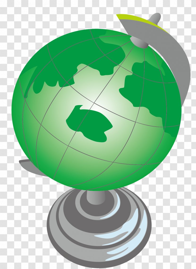 Green Download - World - Vector Globe Transparent PNG