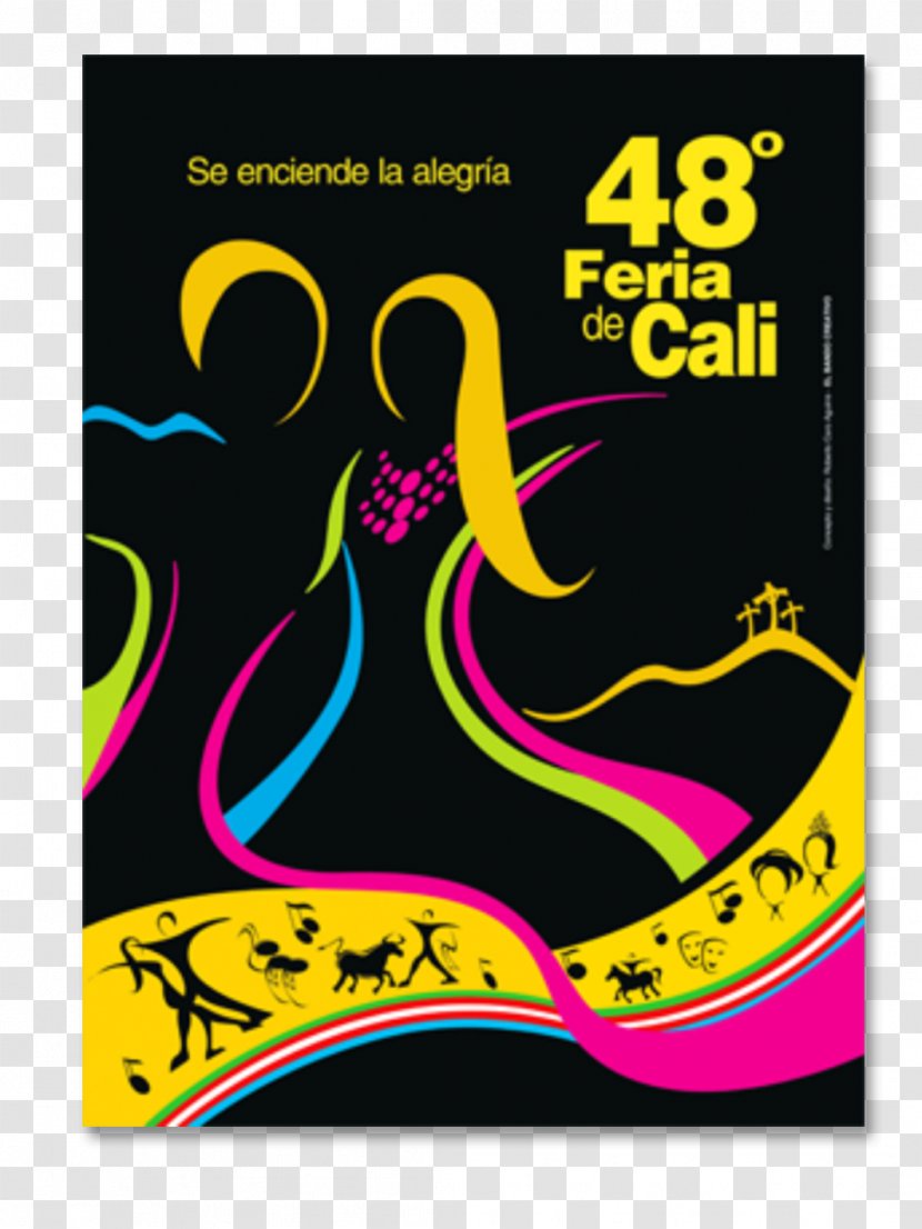2018 Cali Fair Poster El Bando Creativo - Yellow - Feria Transparent PNG