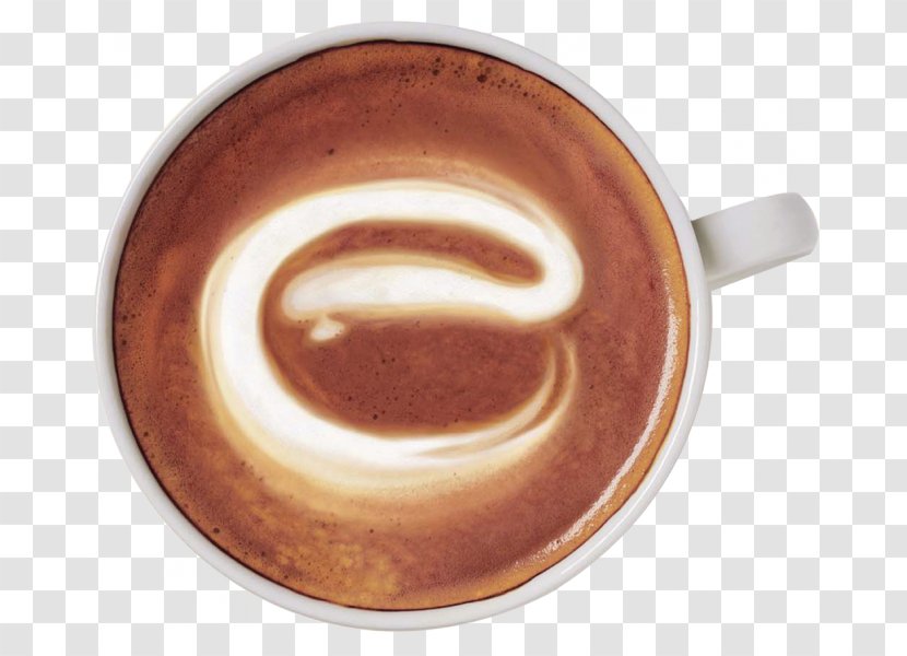 Coffee Cappuccino Latte Cuban Espresso Cafe - Mug Top HD Transparent PNG