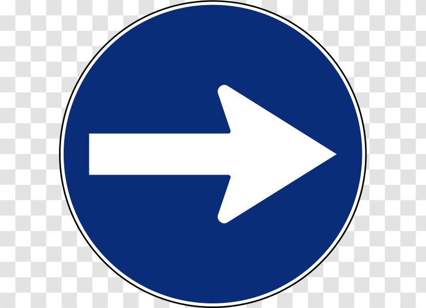 Traffic Sign Road Signs In Italy Segnali Di Prescrizione Nella Segnaletica Verticale Italiana Regulatory Panonceau De Signalisation Routière En France - Blue - Thumb Signal Transparent PNG