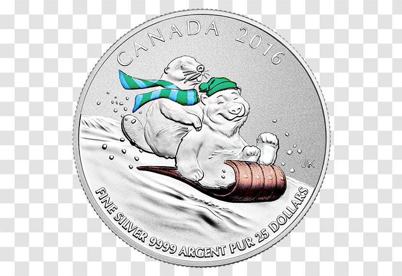 Silver Coin Canada Royal Canadian Mint - Fictional Character Transparent PNG