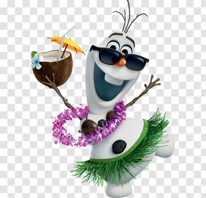 Olaf Hawaii Elsa In Summer - Hula Transparent PNG