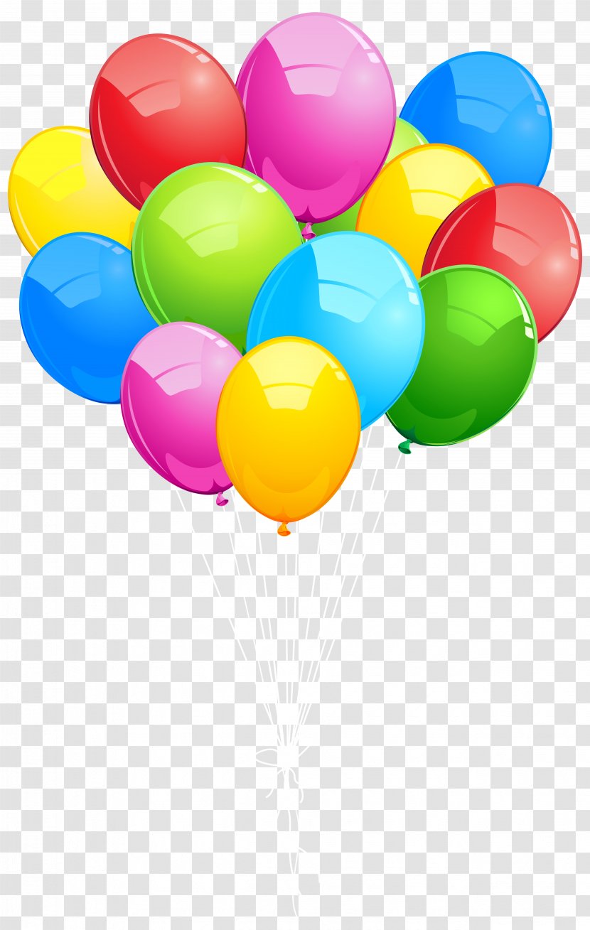 Yellow Balloon - Royalty Free - Bunch Balloons Transparent Clip Art Image Transparent PNG