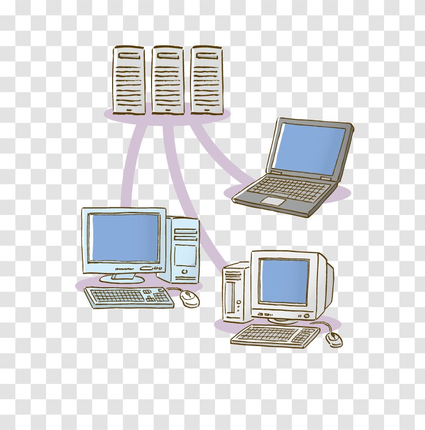 Computer Network Servers Photography Illustration - Personal - Hand Drawn Transparent PNG
