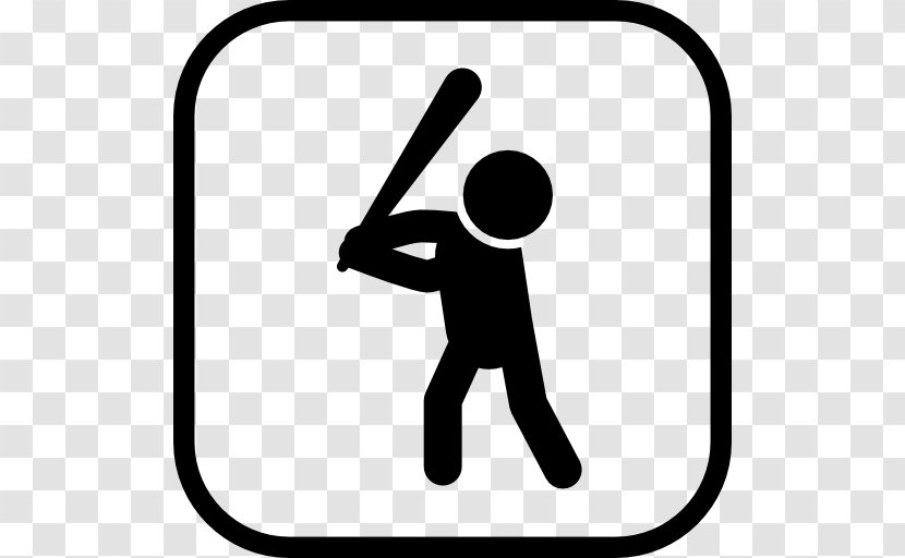Baseball Bats Batting Batter Sport - Black And White - Stick Ball Games Transparent PNG