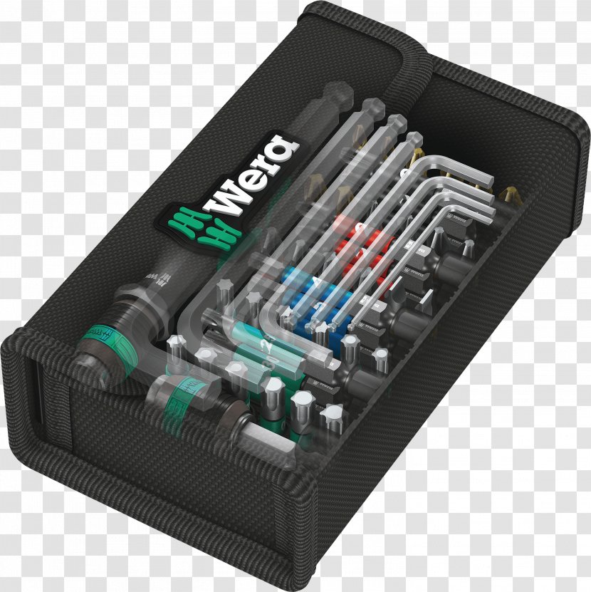 Wera Tools Kraftform Kompakt Multi-Bit Screwdriver Set Spanners - Tool Transparent PNG
