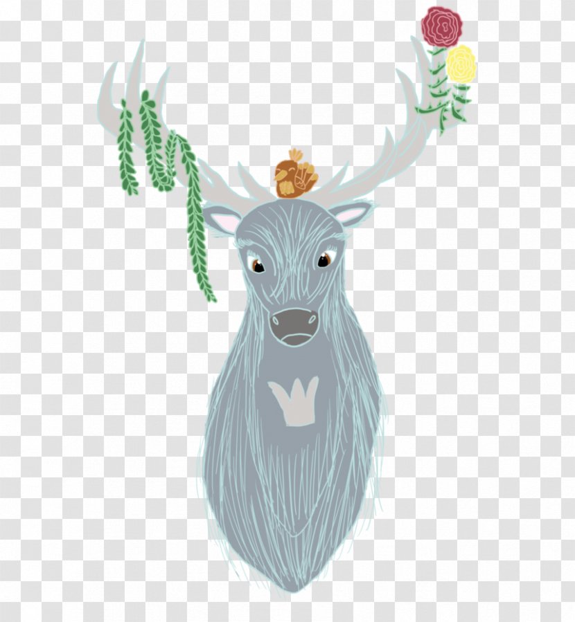 Reindeer Antler Horn Mammal - Animal - Deer Watercolor Transparent PNG