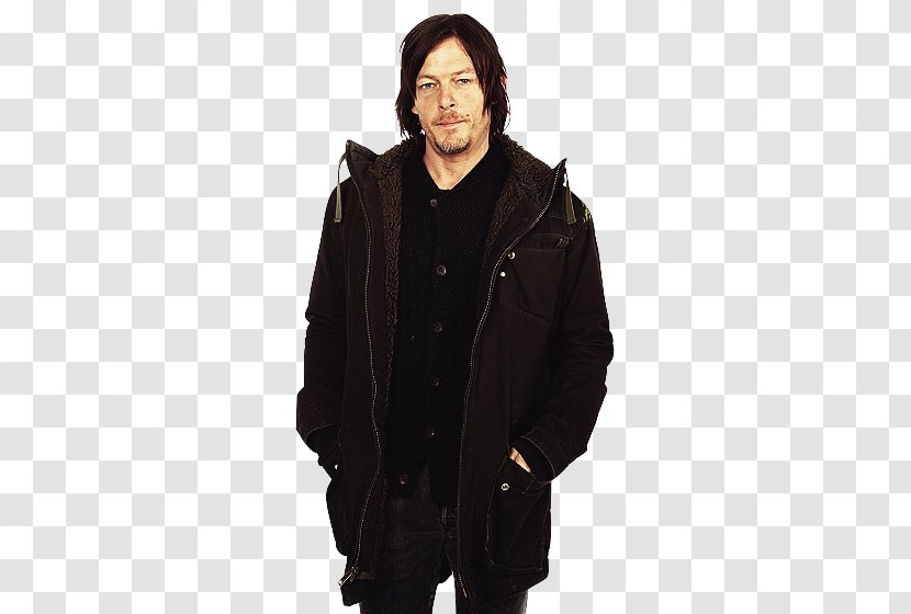 Hoodie Parka Jacket Coat Clothing - Overcoat - Daryl Dixon Transparent PNG