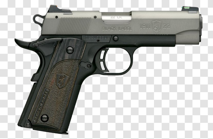 Browning Hi-Power Firearm Handgun Semi-automatic Pistol - Weapon Transparent PNG