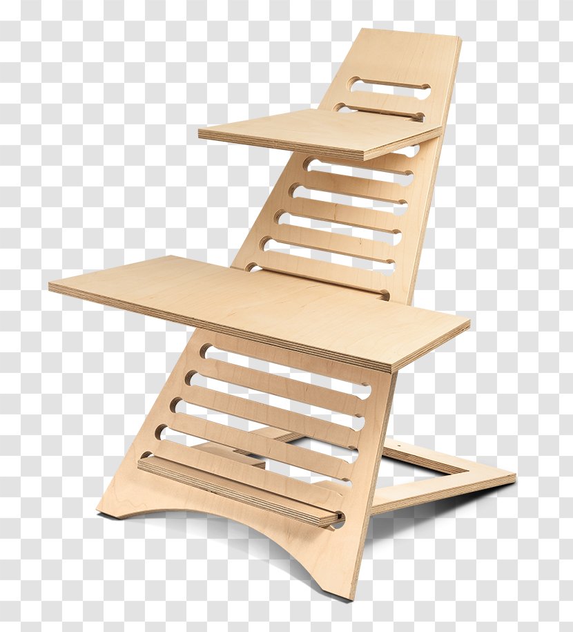 Standing Desk Computer Laptop - Wood - Stand Up Table Transparent PNG